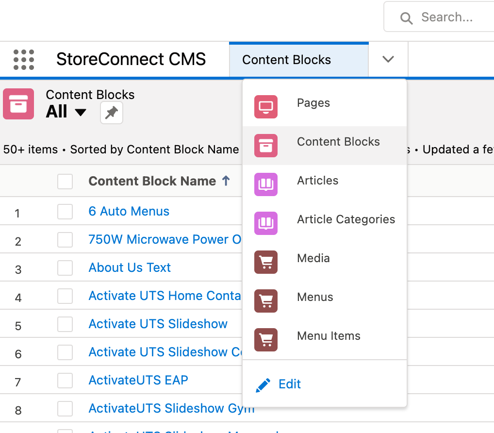 StoreConnect CMS