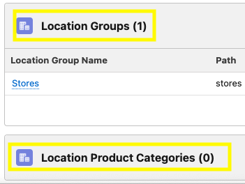 Location Product Categories
